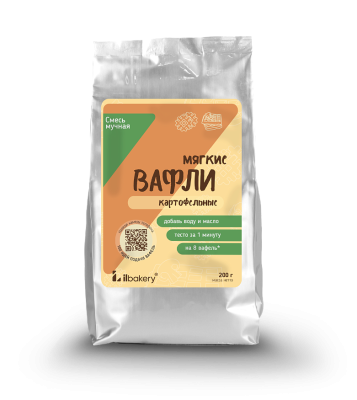 "Мягкие вафли Картофельные" сухая смесь  (200 г)