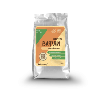 "Мягкие вафли Картофельные" сухая смесь  (200 г)