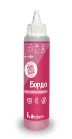 Сухой краситель-распылитель Бордо (30г)